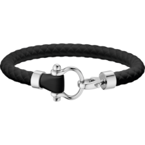 Omega Aqua Sailing Bracelet, Rubber, Stainless steel - B34STA0509702