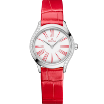 De Ville Mini Trésor 26 mm, Stahl mit Lederarmband - 428.18.26.60.04.003