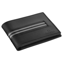 Lederwaren Brieftasche, Schwarz - 7070210007