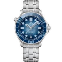 Seamaster Diver 300M 42 mm, Stahl mit Stahlband - 210.30.42.20.03.003