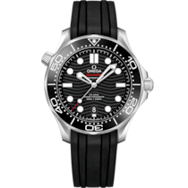Seamaster Diver 300M 42 mm, Stahl mit Kautschukband - 210.32.42.20.01.001