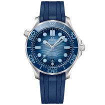 Seamaster Diver 300M 42 mm, Stahl mit Kautschukband - 210.32.42.20.03.002