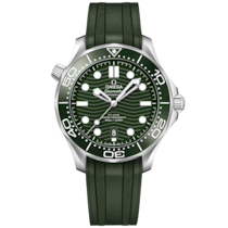 Seamaster Diver 300M 42 mm, Stahl mit Kautschukband - 210.32.42.20.10.001