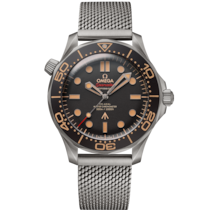 Seamaster Diver 300M 42 mm, Titan mit Titanband - 210.90.42.20.01.001