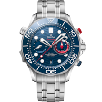 Seamaster Diver 300M 44 mm, Stahl mit Stahlband - 210.30.44.51.03.002