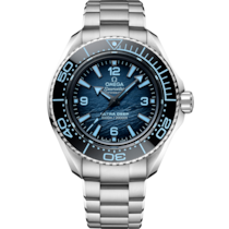 Seamaster Planet Ocean 6000M 45,5 mm, O-MEGASTEEL mit O-MEGASTEEL-Band - 215.30.46.21.03.002