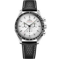 Speedmaster Moonwatch Professional 42 mm, Stahl mit Lederarmband - 310.32.42.50.04.002